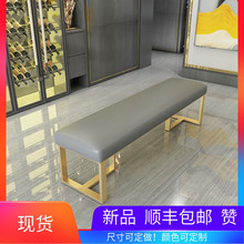 店凳子休息凳鞋 店试鞋 凳铁艺长条凳ins长沙发餐凳服装 门口换鞋