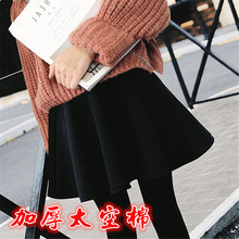 蓬蓬百褶短裙子 韩版 防走光打底托腹裙加厚大码 孕妇半身裙秋季冬款
