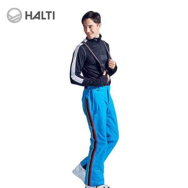 HALTI/哈尔迪户外男款背带防风防水弹性保暖滑雪裤 H059-2161