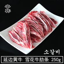 牛肋条肉 辛韩烧烤 新鲜延边黄牛肉韩式烤肉食材雪花牛肉牛排骨肉