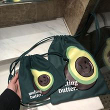 抽绳双肩包 butter收纳袋 牛油果绿色melting 幼苗薄荷z独家定制款