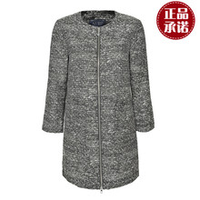 EMPORIO ARMANI/阿玛尼外套 女中长款简约女装2017春秋季新款风衣图片