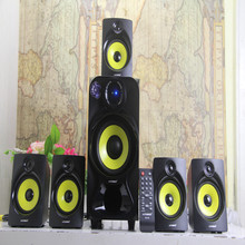 出口5.1音箱桌面蓝牙有源家庭影院全木质环绕电脑组合音响收音U盘