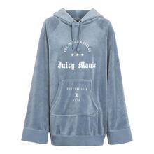 Juicy Couture 蓝色字母饰廓形感女士卫衣式连衣裙图片