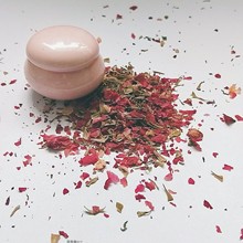 可爱粉复古古典中国风欧式陶瓷迷你小号胭脂盒口脂盒首饰盒DIY10g