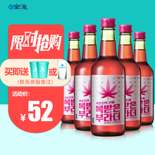 韩国原装 进口宝海水果酒覆盆子果味烧酒女士低度酒清酒12度5瓶