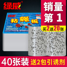 粘蝇板纸抓苍蝇贴灭苍蝇药灭蝇神器捕蝇器强力家用一扫光2件100片