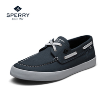 带帆布鞋 斯佩里男鞋 潮流个性 休闲运动帆船鞋 Sperry