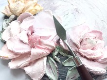 圣诞节原创手工diy浮雕画牡丹专用尖头异性刮刀
