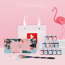 tramol水晶笔琉璃笔玻璃笔墨水礼盒金粉彩墨闪粉蘸水笔创意玻璃笔