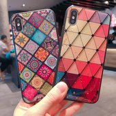 格子NEX手机壳三星s8s9note9滴胶保护套 适用vivox21x23幻彩新年款