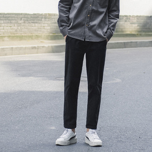 COKEIN新款日系男士小脚裤
