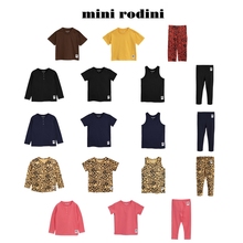 不退货 基础款 现货 熊猫豹点T恤背心长裤 RODINI 正品 19新款 MINI
