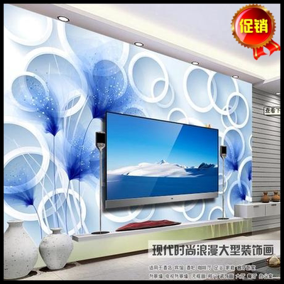 浪漫3d壁画墙纸好不好