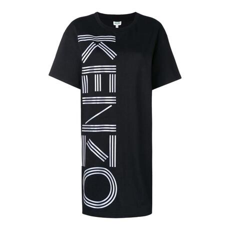 KENZO/高田贤三 女士纯棉黑色连衣裙商品大图