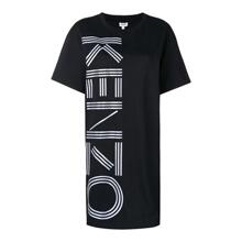 KENZO/高田贤三 女士纯棉黑色连衣裙图片
