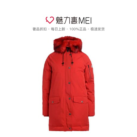 KENZO/高田贤三 女士红色派克大衣商品大图