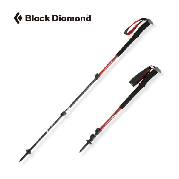 Black Diamond BD黑钻 铝合金三节式伸缩登山杖男士手杖112154