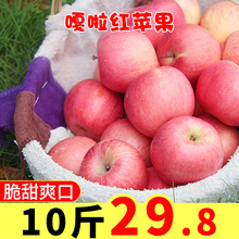 包邮 苹果水果一整箱10斤当季应季新鲜脆甜陕西嘎啦丑萍苹果