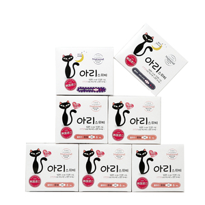 舒韩国进口无荧光剂卫生巾7盒