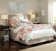 布艺床美式乡村现代简约北欧小户型布床1.8米双人气动储物软体床