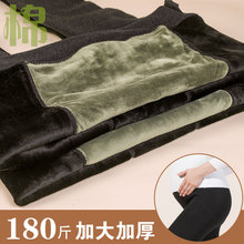 秋冬加绒加厚托腹可调节孕妇踩脚连裤 180斤棉孕妇打底袜 袜加大码