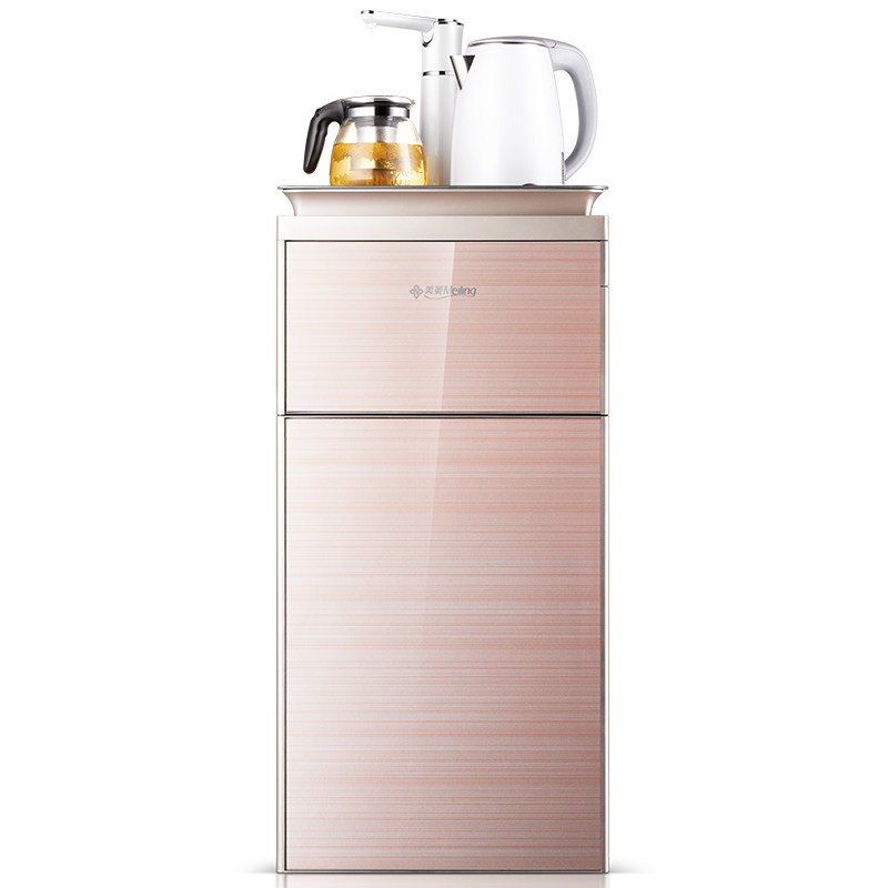 美菱茶吧机家用立式饮水机办公室智能触屏烧水壶全自动冷热开水机