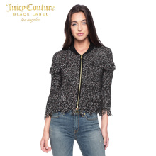 Juicy Couture女士舒适百搭流苏设计短款外套图片