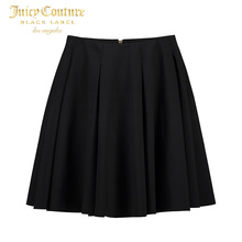 Juicy Couture女士时尚百搭收腰纯色百褶裙短裙图片