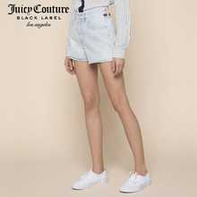 Juicy Couture时尚百搭彩色装饰牛仔裤短裤图片