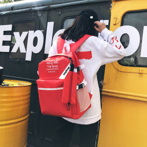 韩版ulzzang高中潮背包