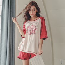 半短袖 产后月子服哺乳喂奶家居服套装 短裤 夏季天孕妇睡衣纯棉薄款