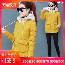 chic棉服女装短款2018冬季新款韩版工装加厚棉袄宽松羽绒棉衣外套图片