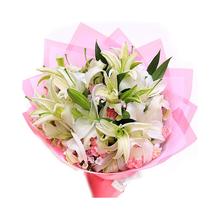 百合花广东北海市海城银海铁山港区同城鲜花店速递送花上门