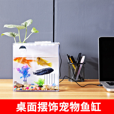 迷你生态鱼缸小型办公桌面怎么样