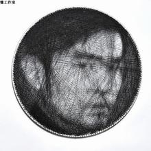 一根线绕出人像周董送女朋友闺蜜生日礼物女生男生友情特别创意