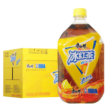 康师傅 冰红茶 柠檬味茶饮料1L* 12瓶 整箱 江浙沪皖包邮