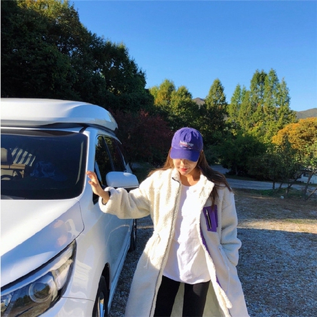 2018秋冬季女装韩版复古宽松羊羔绒拼色立领拉链拼色加绒加厚外套商品大图