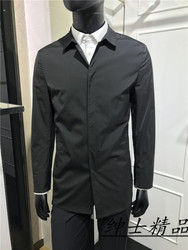 品牌专柜正品2色男士暗门襟短款秋季风衣吊牌价3900元