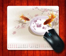 9258 生日礼物男女朋友订 QQ会员2011年2月月历 鼠标垫定制