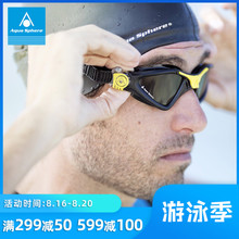 AquaSphere进口游泳镜男女 KAYENNE款 防雾高清防水大框游泳眼镜