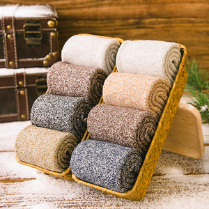 秋冬款加厚毛巾袜