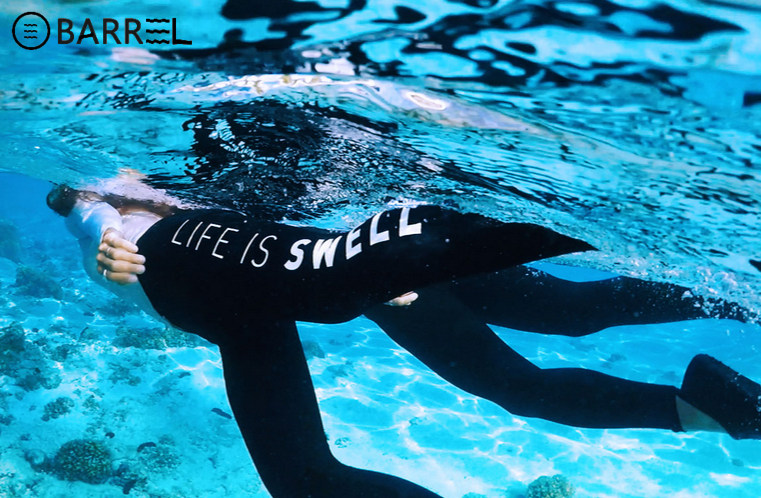 潜水服女分体防晒浮潜冲浪服沙滩裤女长裤速干