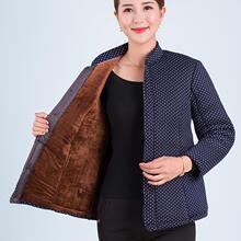 中老年人棉衣女加厚妈妈冬装棉服外套加绒女装棉袄奶奶装冬季上衣图片