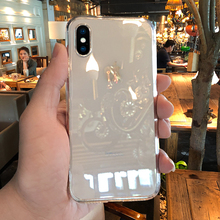 iPhoneX钢化玻璃iPhoneXs Max手机壳苹果X新款 iPhone Max超薄XSMax透明防摔套女硅胶软潮牌外壳网红男XMax