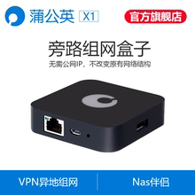 蒲公英X1旁路组网盒子Nas路由器异地组网远程办公