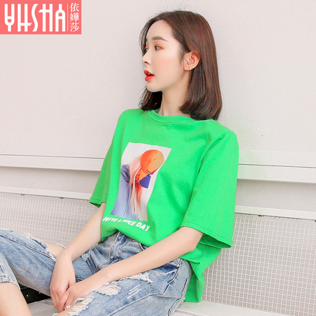 依嬅莎2018依嬅莎夏季女装T恤商品大图