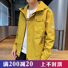以純旗舰店铺夹克男HOMEΜHEILAN外套潮快鱼官方HM旗舰店官网男装