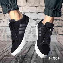 春季NEO低帮帆布鞋 板鞋 Adidas阿迪达斯男鞋 复古运动鞋 学生休闲鞋