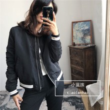 2色棒球短款 西班牙D 性价比真是JUE了 小蓝孩 夹克棉服女092505